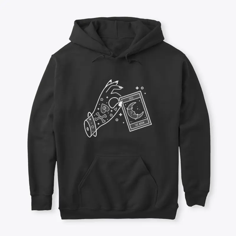 Tarot Card The Moon Unisex Hoodie